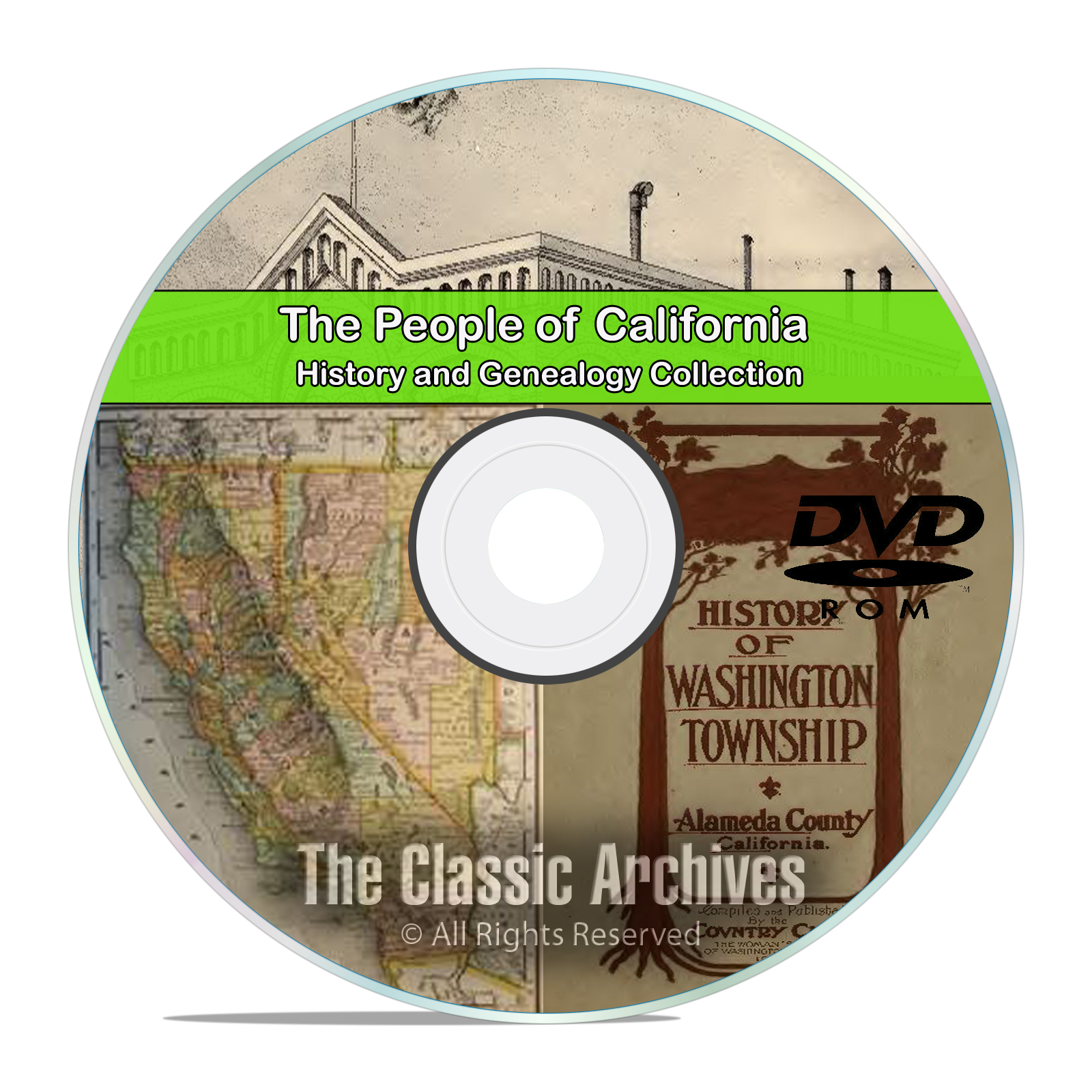 California CA, People, Cities, Towns, History and Genealogy 27 books DVD